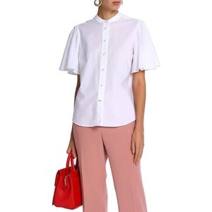 Kate Spade Broome St Cotton Poplin Top SZ XS